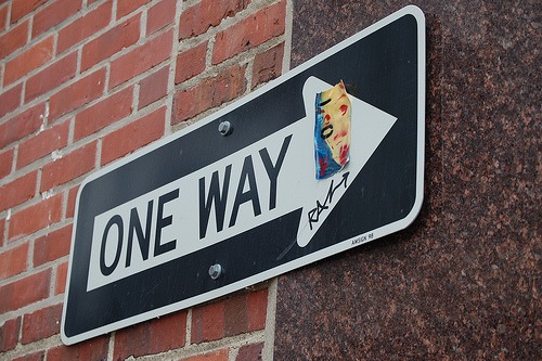 oneway photo by beatboxbadhabit
