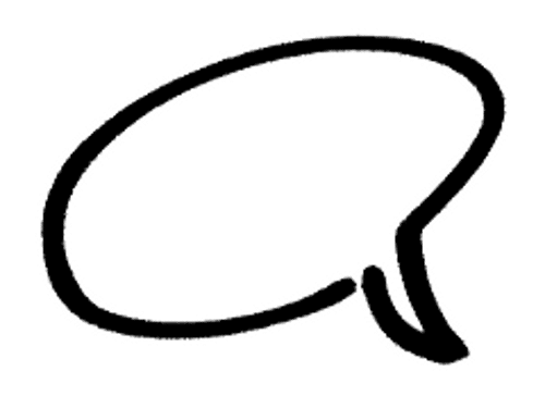 speechbubble Photo By Tim Morgan